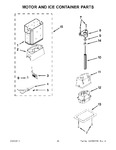 Diagram for 14 - Motor And Ice Container Parts