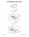 Diagram for 05 - Refrigerator Shelf Parts