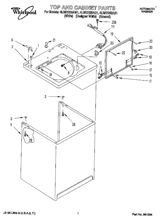 Diagram for 4LBR7255AN1