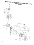 Diagram for 04 - Brake, Clutch, Gearcase, Motor And Pump Parts