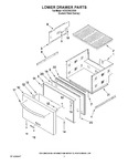 Diagram for 04 - Lower Drawer Parts