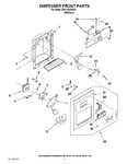 Diagram for 07 - Dispenser Front Parts