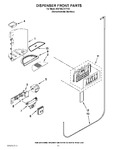Diagram for 09 - Dispenser Front Parts