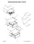 Diagram for 04 - Refrigerator Shelf Parts