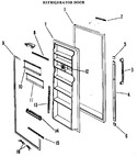 Diagram for 1 - Refrigerator Door
