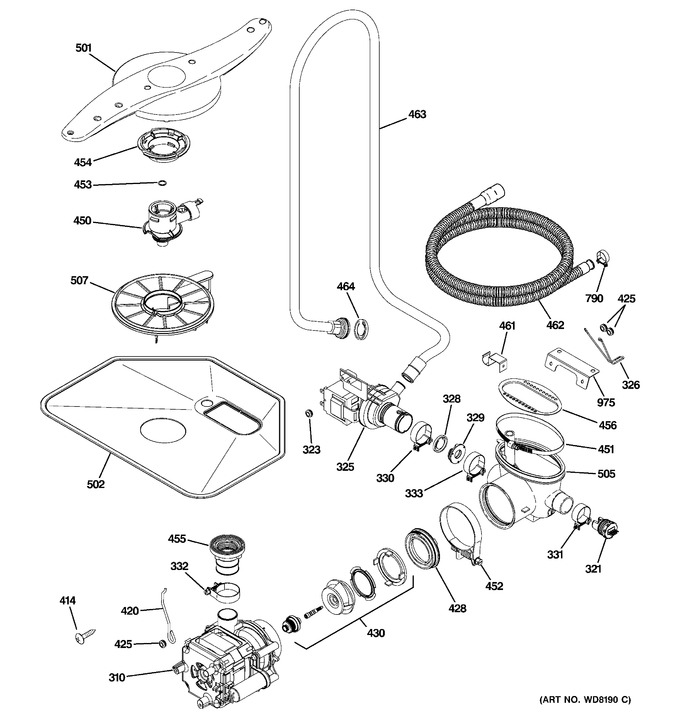 Diagram for PDW8612K00SS